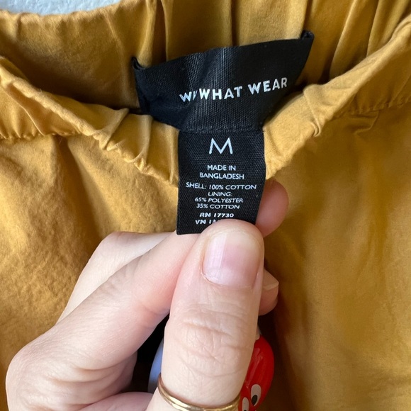 Who What wear tiered skirt mustard size M - Picture 5 of 6